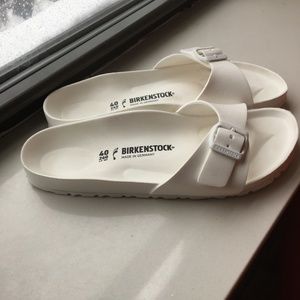 Birkenstock "Madrid Essentials" EVA White Sandal